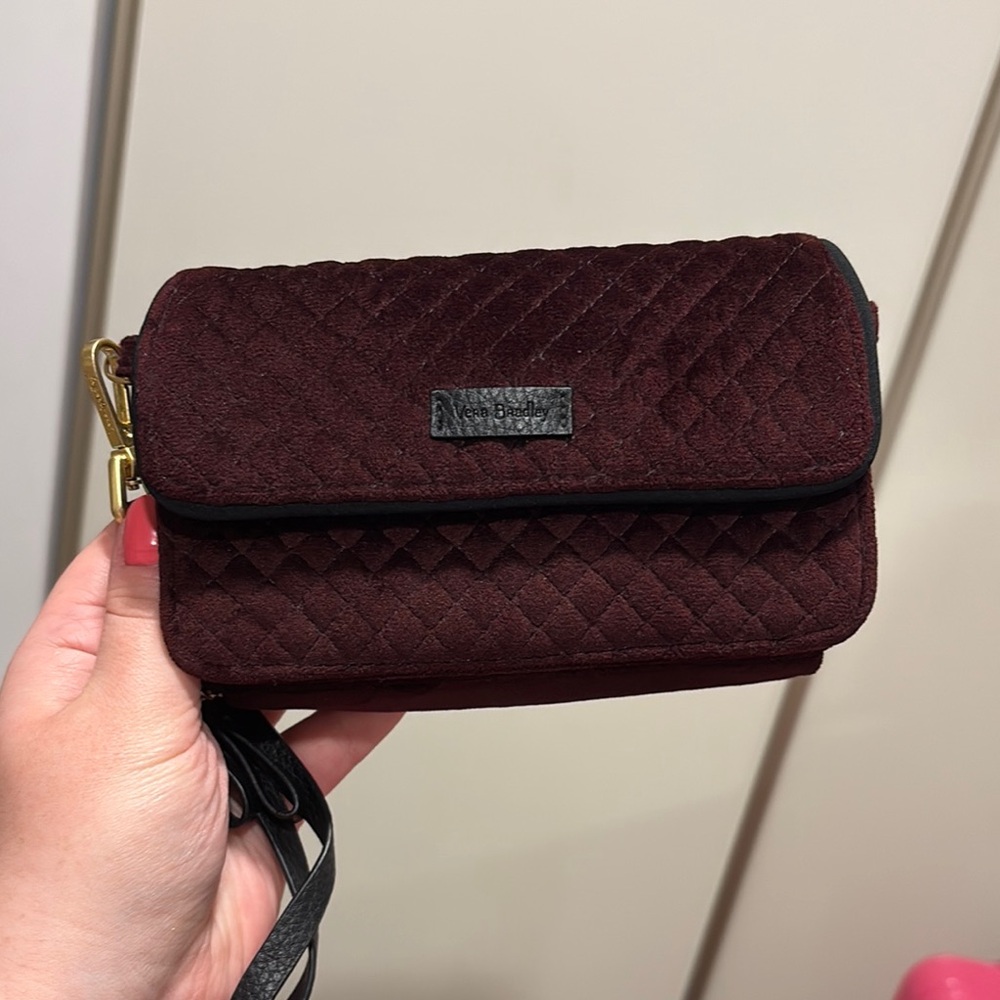 ❤️ Vera Bradley Burgundy Quilted Women's wallet